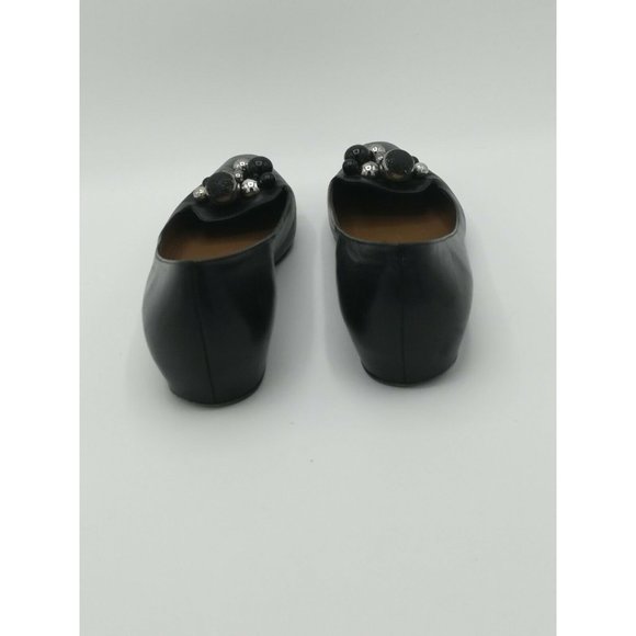 Aquatalia Black Ballet Flats With Jewels - Picture 6 of 12